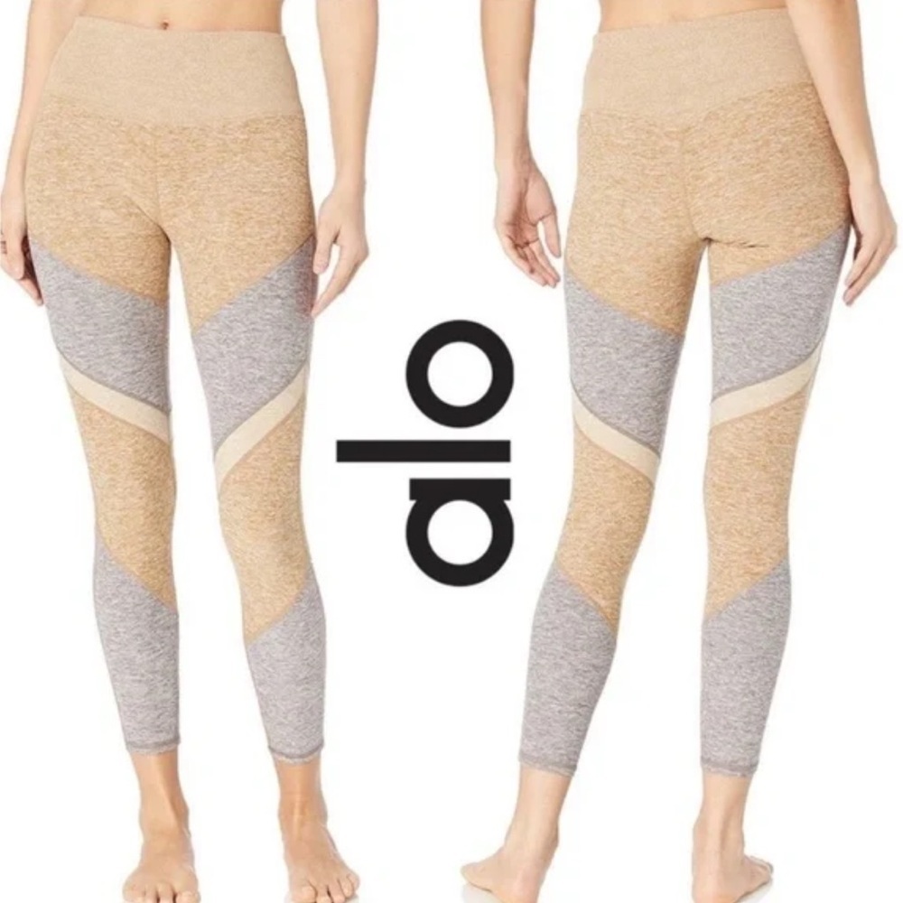 Alo Yoga High-Waist Alosoft Sheila Color Block Leggings XS